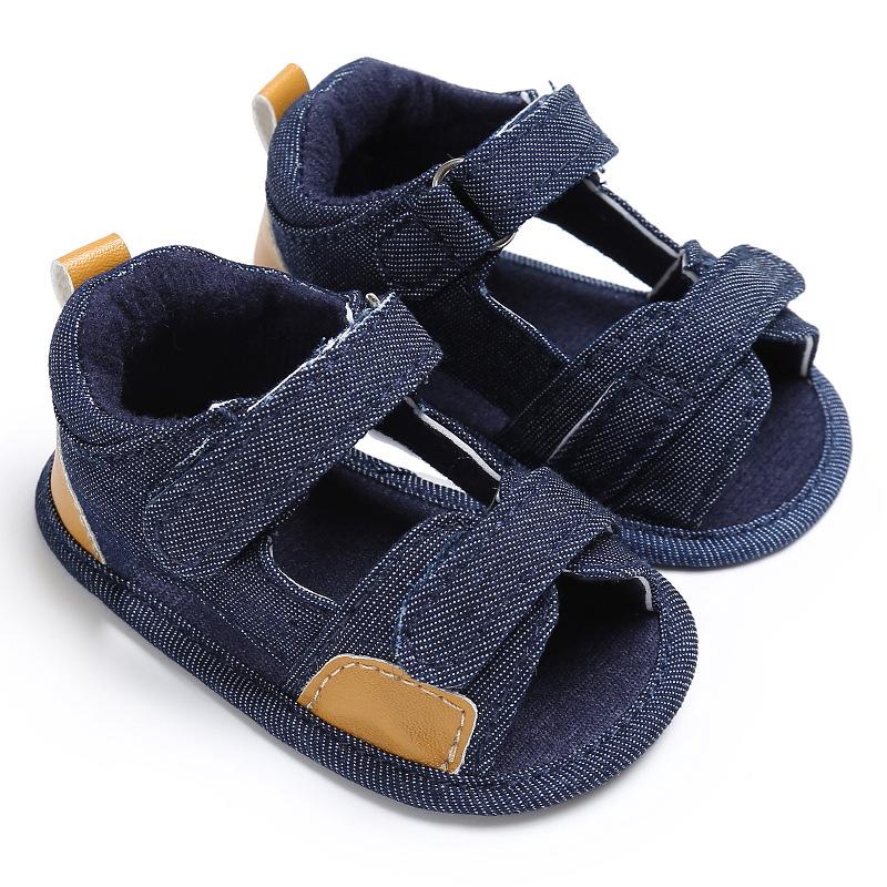 Denim Baby Velcro Walking Sandals