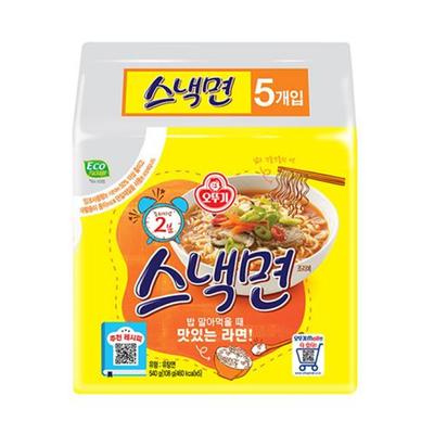 Ottogi Snack Noodles Pack 108g X 5 (2 Options)