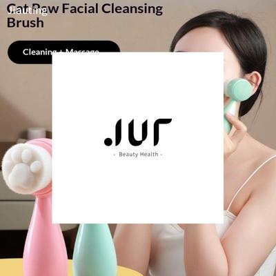 3D Double Sided Face Wash Brush Silicone Facial Cleansing Brush Manual Massage Facial Brush Soft Bristles Exfoliator