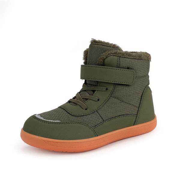 Kids Wide Toe Barefoot Snow Boots | Boys/Girls Winter Minimalist Sneakers | Girls Boys Warm Boot Toddler Little Big Kids
