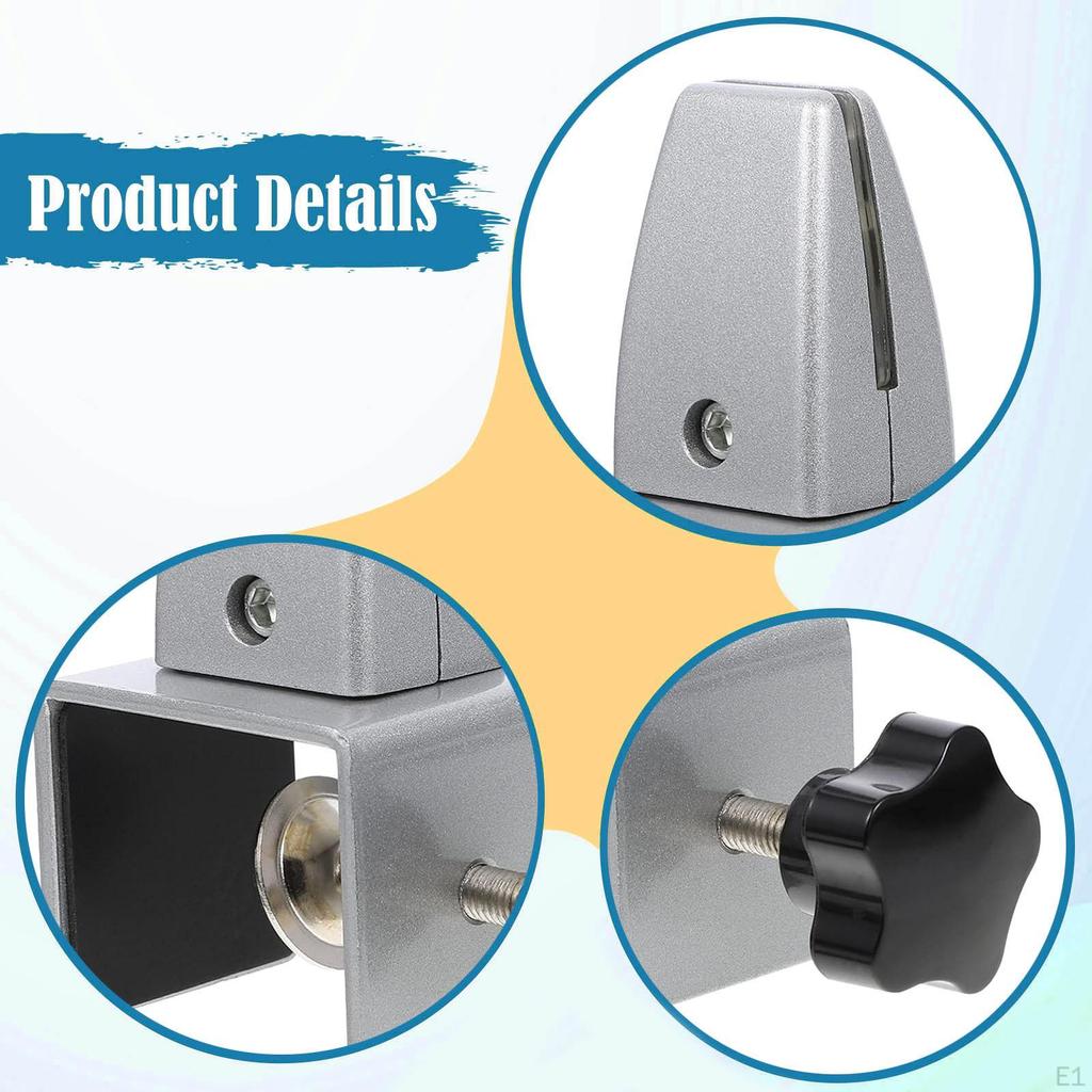 Desk Partition Clip Clamp Adjustable Fits 0.4-2cm Panels, Accessories, Sneeze Guard Holder,