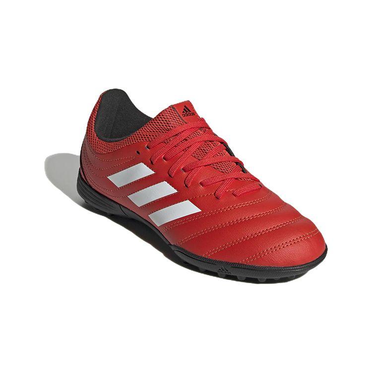 Adidas Copa 20.3 Turf Boots Comfortable Versatile Non-Slip Durable Breathable Low-Top Kids Soccer Shoes Kids Soccer Shoes Red EF1922