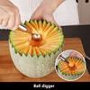 Fruit Knife Wear-resistant Sharp Portable Stainless Steel Ice Cream Spoon Coring Device Skin Peeler for Home Kitchen