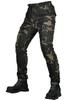 Men's Camouflage Motorcycle Jeans: Slim Fit, Multi-Pocket, Four Seasons, Anti-Fall Riding Pants.