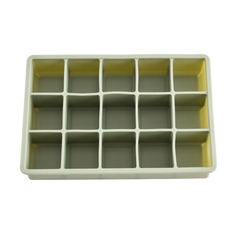 1 STÜCK Lebensmittelqualität 15/24/30/36 Gitter Silikon-Eiswürfelform DIY Eiswürfelschale Eiswürfelform Eismaschine Küche Bar Eisherstellungswerkzeuge