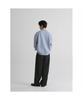 8SECONDS Wool Blend Henley Neck Knit Pullover Sky Blue