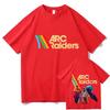 ARC Raiders Striped T Shirts ARC Hot Game Survival Evolved Tees Gifts for Gamer Cotton T-shirts Unisex Vintage Game Lovers Tops