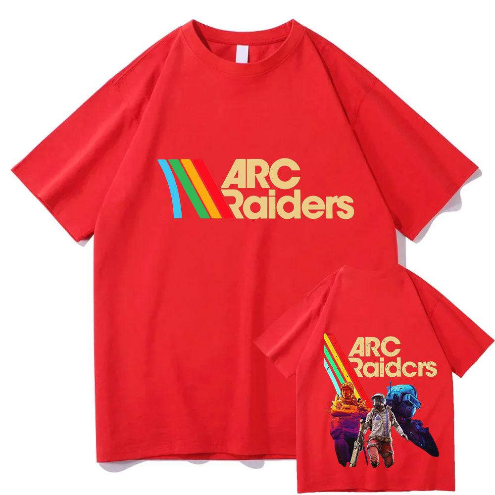 Полосатые футболки ARC Raiders Футболки ARC Горячая игра Survival Evolved Подарки для геймера Хлопковые футболки Унисекс Винтажные топ для любителей игр S