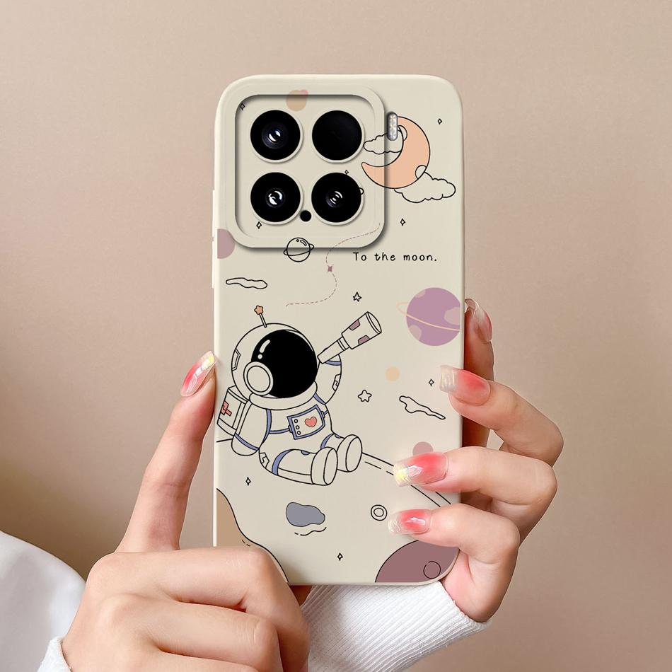 Candy Case For Xiaomi 15 Pro Phone Housing Soft Liquid Silicone Upgrade Full Protection Flowers Back Cover For Xiaomi15 Pro Capa
