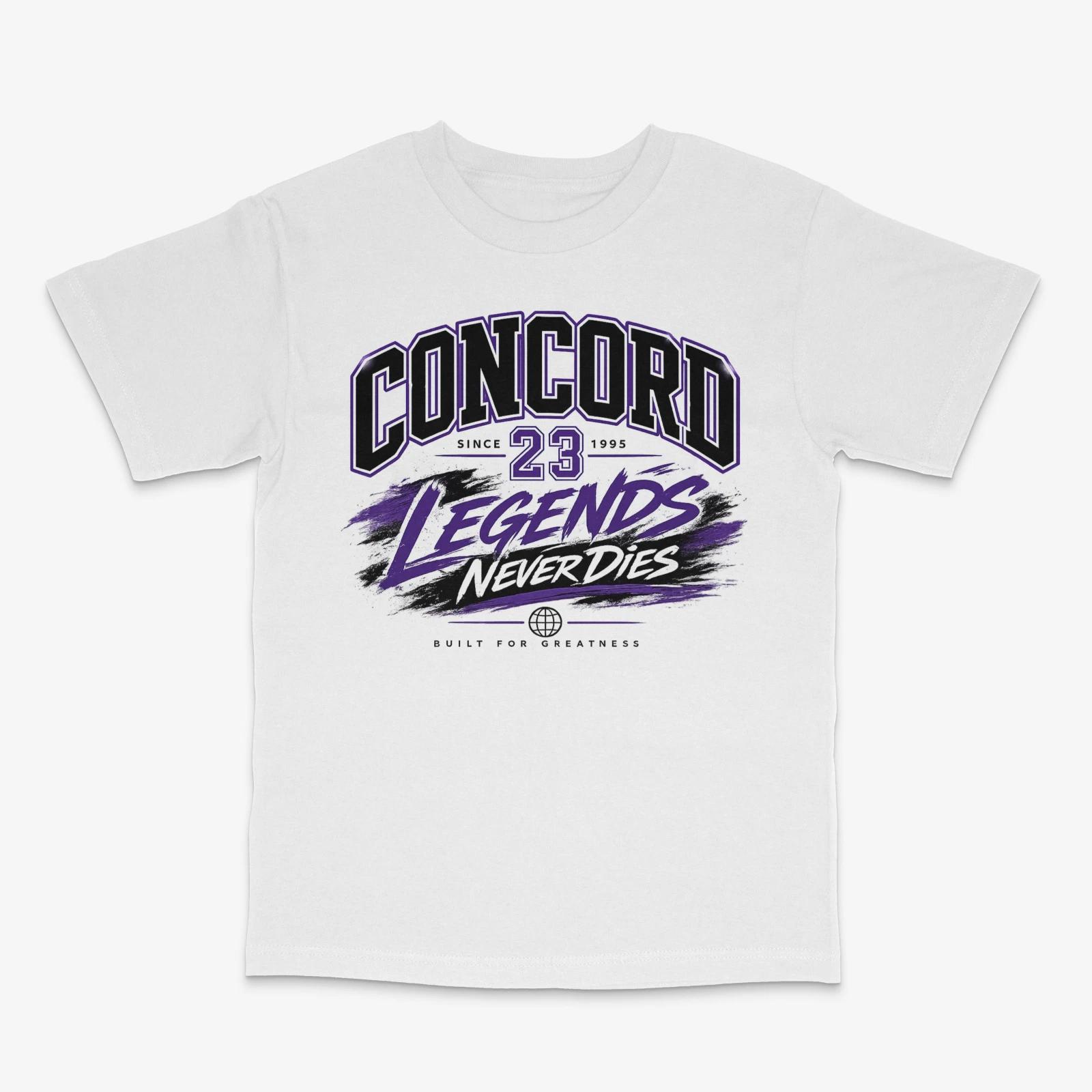 Legends Never Die Concord 11s White Tee S
