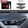 Smoked Black TPU Sticker Car Headlight Protective Film For Mercedes Benz W177 W176 W205 W206 C117 C118 X156 X253 C253 W213 W218