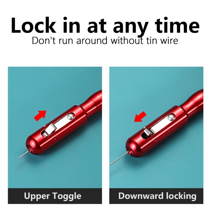 Efficient Alloy TIG Wire Feeder Pen Precise Welding Task Filler Feed Stick Rod Holder Weld Metal Tool For 1.0-3.2mm Wire