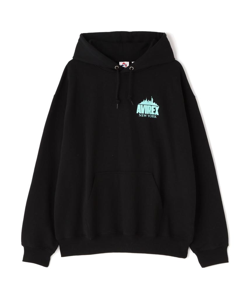 Avirex New York City Escape Sweat Pullover Hoodie XL 404 Turquoise (Web Exclusive) Men's 783-4131010