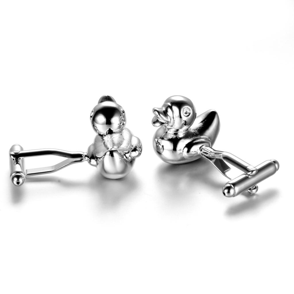 Pair of Ducks Cuff Links Duck Shape Design Cufflinks Handmade Suit Shirt