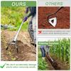 Heavy Duty Stainless Steel Garden Implement For Digging Planting And Cultivating Featuring Extendable Handle Up To 60 Inches