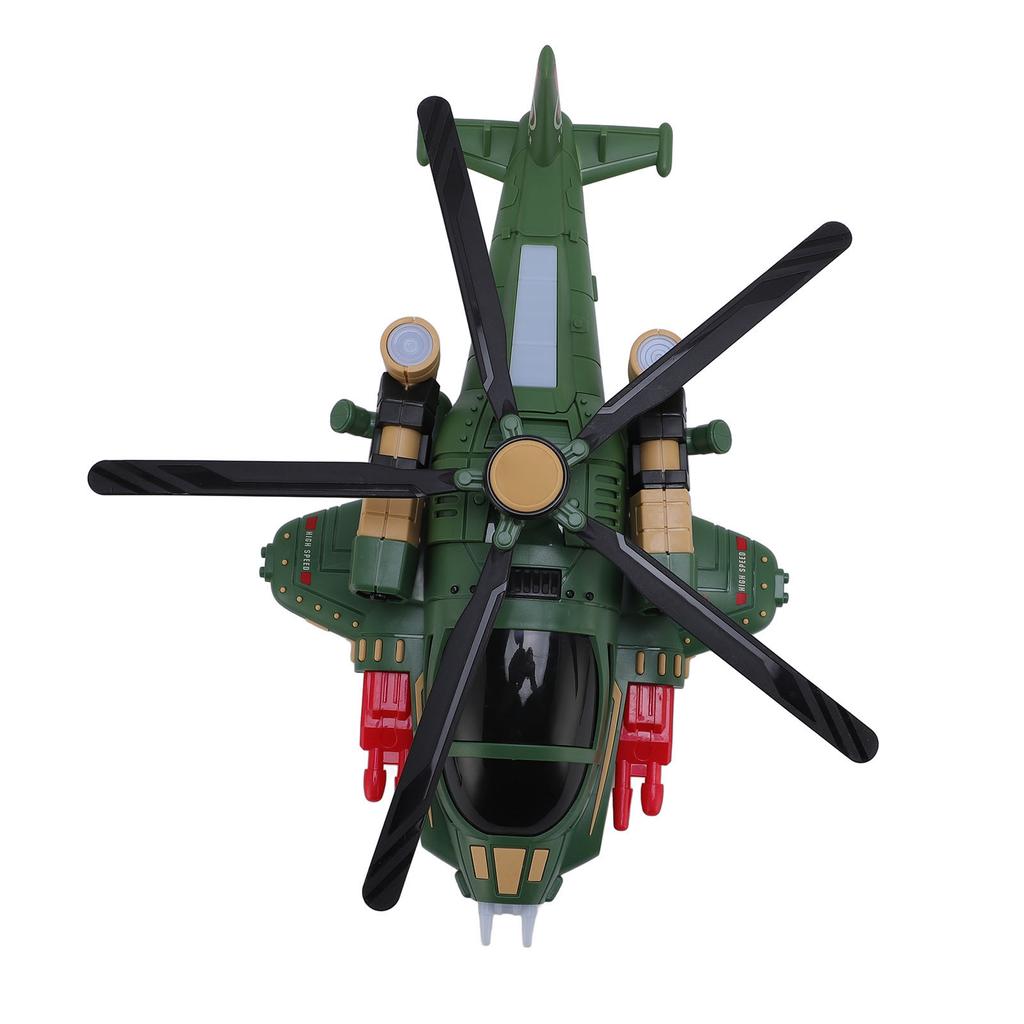Hubschrauber Flugzeug Verwandlungsfähiges Kampfflugzeug Spielzeug mit Musik und Lichtern für Kleinkinder Kinder