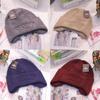Winter Hat for Men Earmuffs Plus Fleece Wool Hat Warm Windproof Hat Knitted Hat Pullover Hat