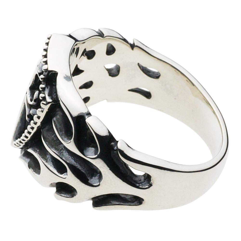 Fire Shield Ring 925 R0259 Size 15 [Cenote] [Silver Accessory]