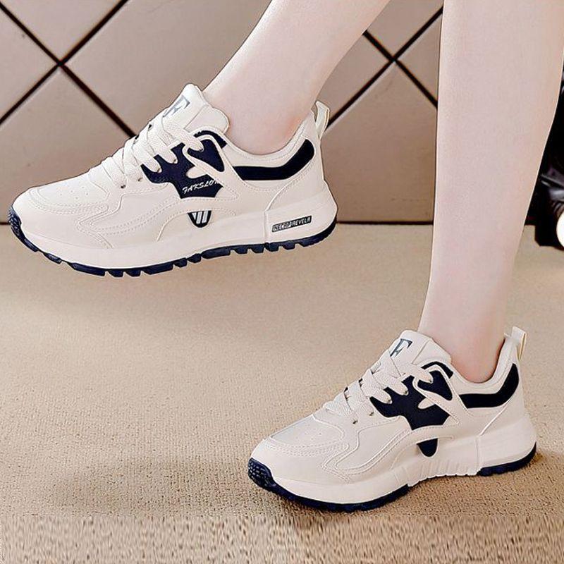 Leather Casual Sports Shoes Soft Sole Spring Running New Lightweight Non-slip Forrest Gump Shoes