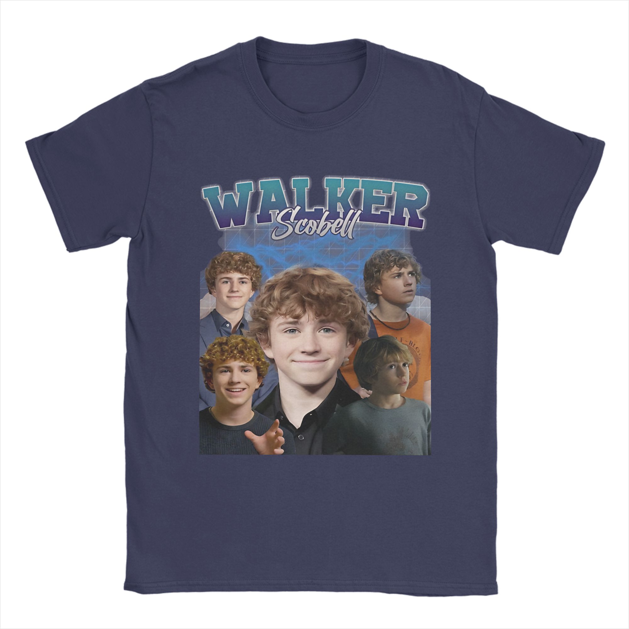 

Men T Shirt Walker Scobell Retro Style T Shirts Novelty Summer Tee Shirt Funny Custom Logo Cotton Tops Plus Size 4XL