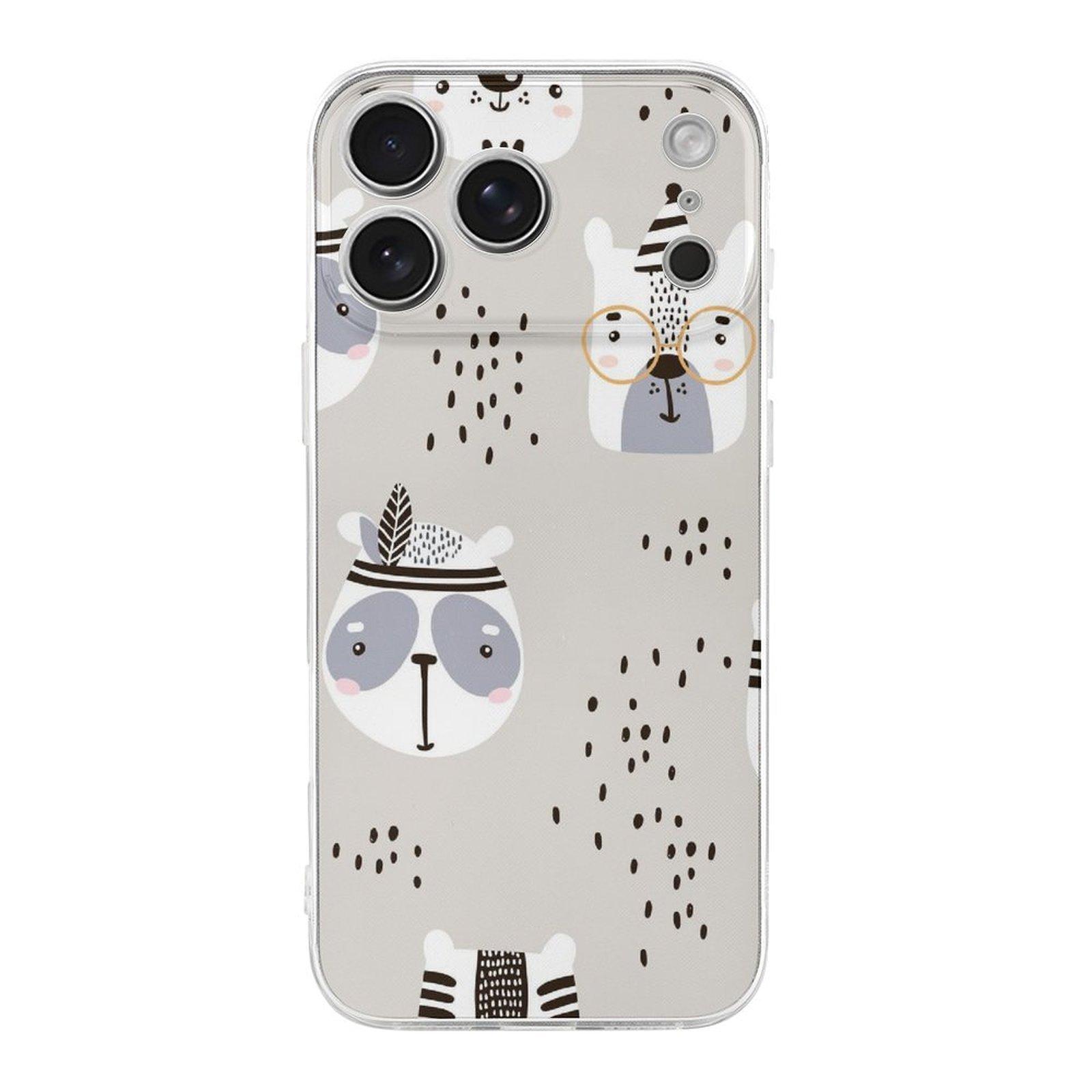 

1 Pack For Iphone 17/17Air/17Pro/17ProMax Slim TPU Shock Absorption Clear Case With Camera Bezel, Scratch Guard And Soft Grip IPHONE-17ProMax білий