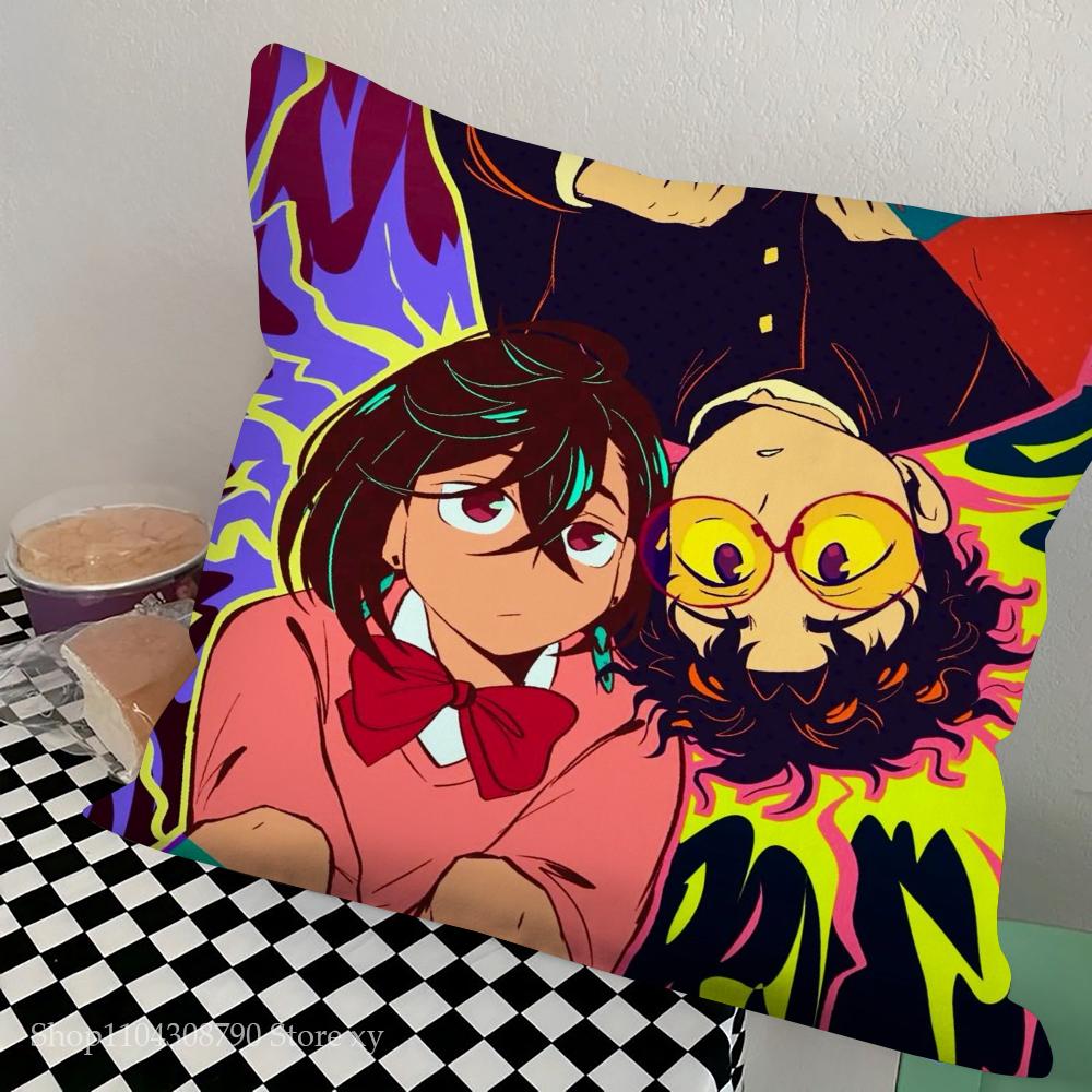 Anime Dandadan Ken Takakura B Pillow Case Square Pillow Bedroom Sofa Leisure Comfort Cushion Car Living Room Home Decoration
