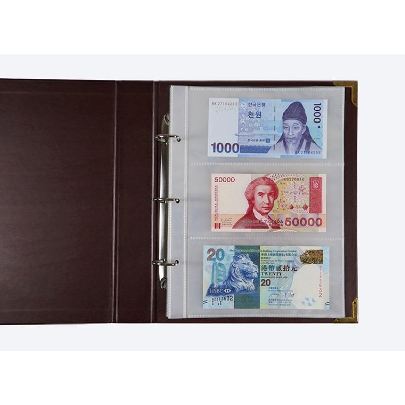 Large Capacity Banknote Collection Book, Coin Protection Folder, Coin Commemorative Coin Collection Book, Commemorative Note Collection Book