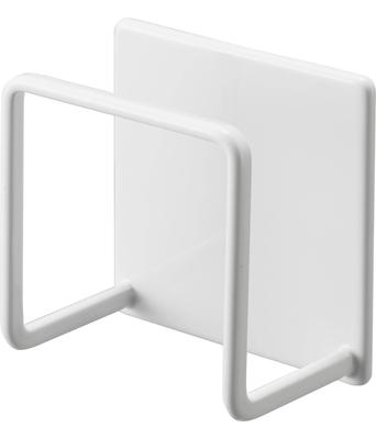 Yamazaki Magnetic Sponge X X Tower Sponge Sponge Kitchen 3070 Holder, White, Approx. W6.5 D4.3 H6.5cm, Series, Holder, Rack, Storage,