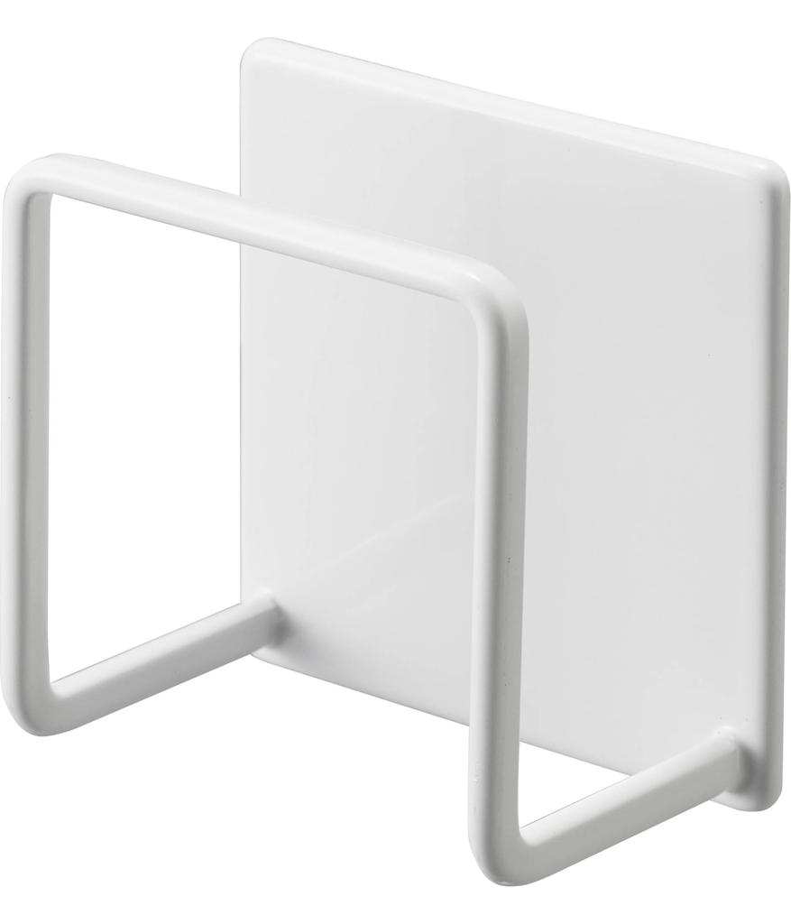 Yamazaki Tower Magnetic Sponge x x Sponge Kitchen Model 3070 Holder, White, Approx. W6.5 D4.3 H6.5cm, Rack, Storage,
