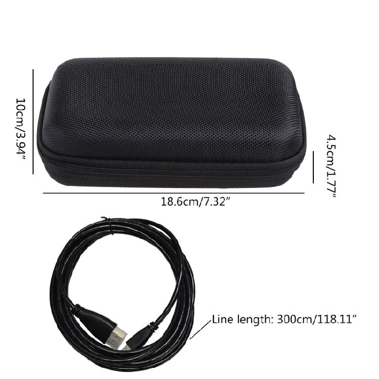 Dust Proof Carrying for Case Portable Bag for 2 with Glass Film C