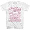 Killer Klowns From Outer Space Rudy Headshot T-Shirt White Adult Unisex T-Shirt