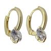 Silver Needle Earrings with Zircon, Korean Style, Chic & Minimalist Design for Women