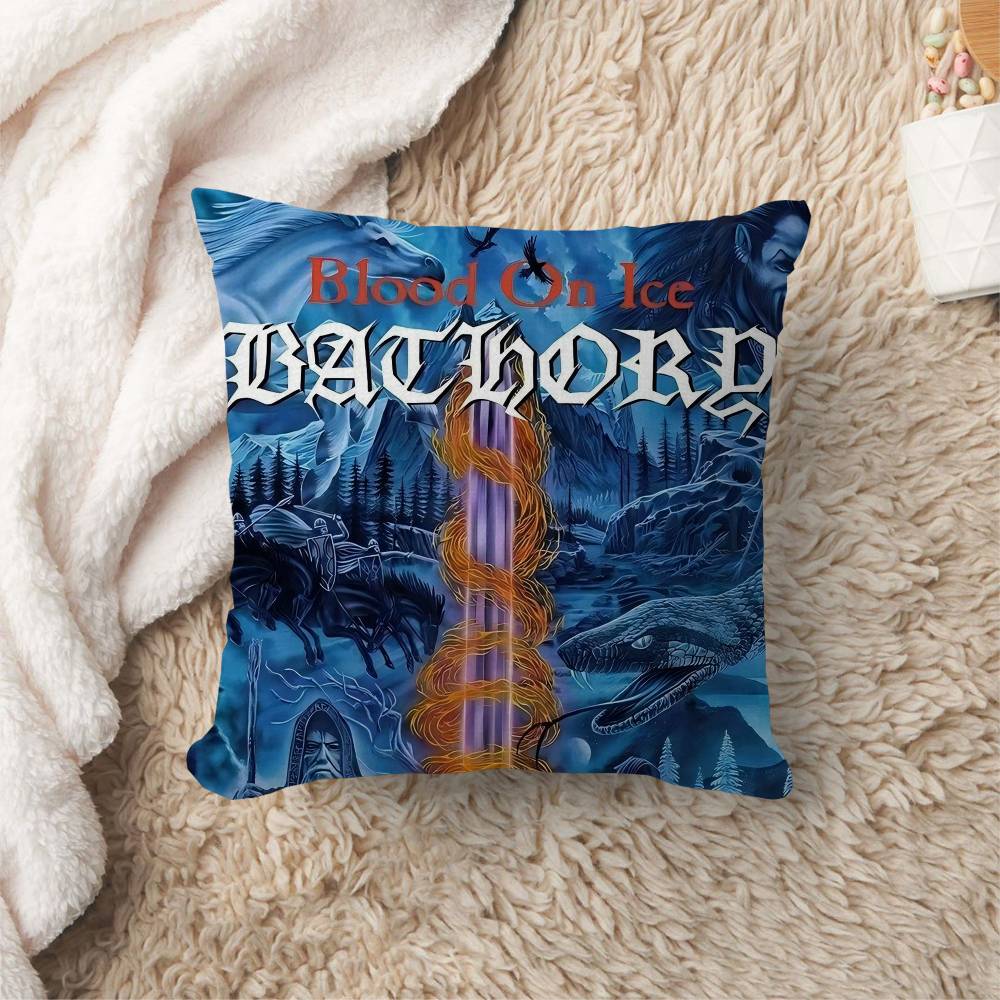 Bathory Quorthon Pillow Gifts Home Office Furnishings Bedroom Sofa Car Cushion Cover case xcm