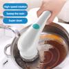 1 Set of USB Charging 5 Brush Head Household Electric Cleaning Brush Multifunctional Bathroom Cleaning Electric Kitchen Brush