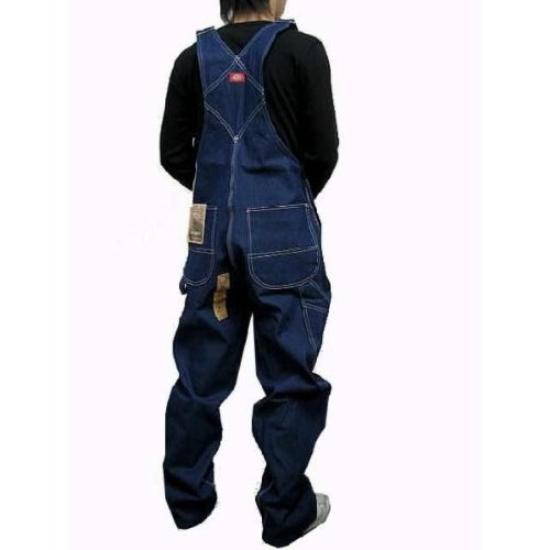 Dickies Overalls 83294 Indigo Blue DENIM Workwear Waist Length 83-294 (Size 36, 32, 36)