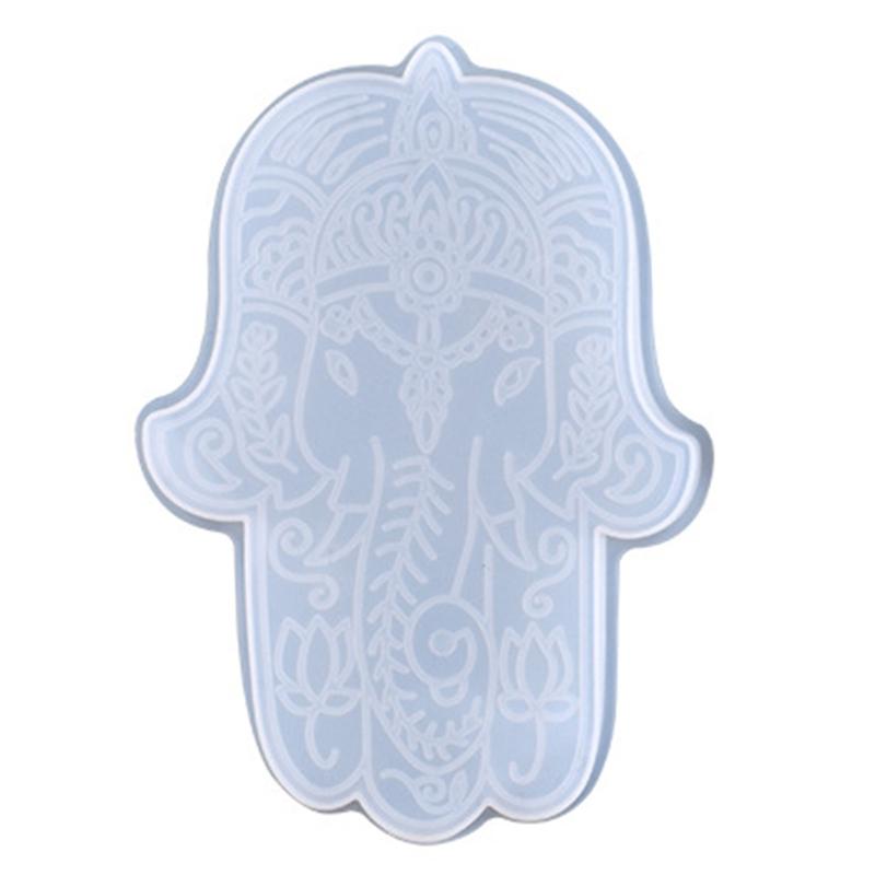 

Aroma Plaster Silicone Mold Handicrafts Soap Candle Resin Casting Mold DIY Handmade Cool Hand of Fatima Ornaments Mold