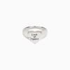 LOVEMADDER Love of Madder Ring - Bold Heart Silver Ring