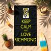 Richmond Football Club (1) Thema Strandtuch Sandabweisend Weich Und Bequem Geeignet Für Den Pool Camping Yoga Und Tauchen Ein Reise-Essential
