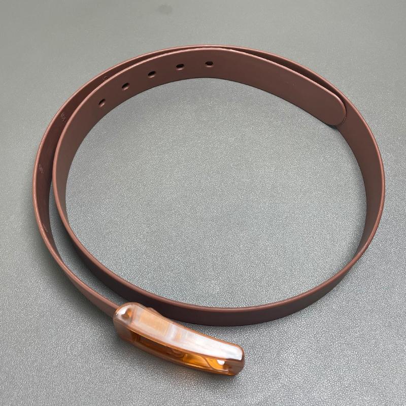 Nuove Cinture Per Uomo Donna Colori Uni Caramella Gomma Siliconica Pelle Forma Ondulata Fibbia in Plastica Cintura Carina Senza Metallo