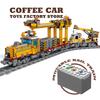 Technical City Power MOC Train Bricks 3D Model Railway Track Locomotive Building Blocks Subway Car Children Toys Christmas Gifts
