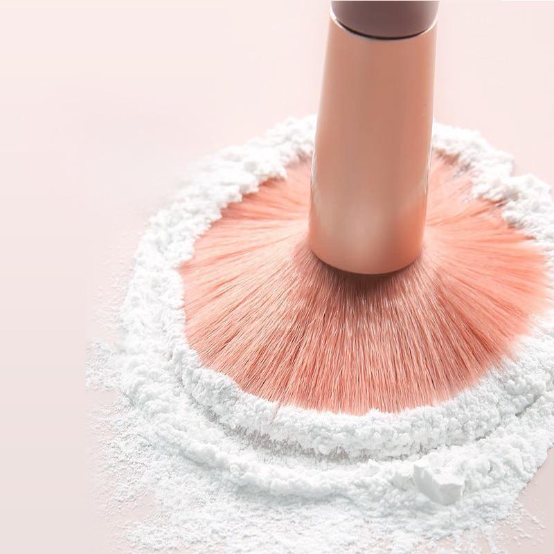 Multi-color available with brush bag macaron color matte plastic handle 8pcs mini makeup brush set portable soft hair makeup brushes