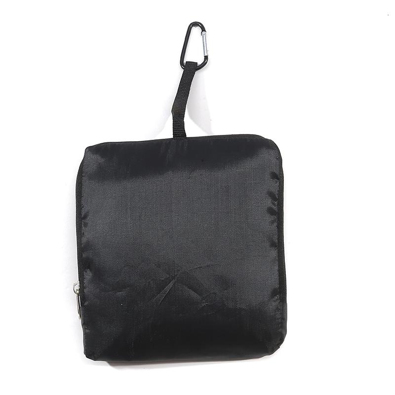 Black Grey Travel Dirty Laundry Bag Polyester Fiber Collapsible Dirty Clothes Bag Washable with Handle Drawstring Storage Bag