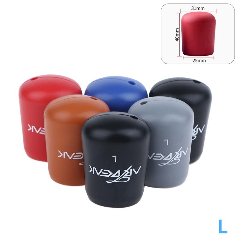 NEW 1Pc Fishing Rod Handle Protective Case Silicone Lure Rod Bottom Protector Fishing Rod End Cap Cover Accessories Random Color