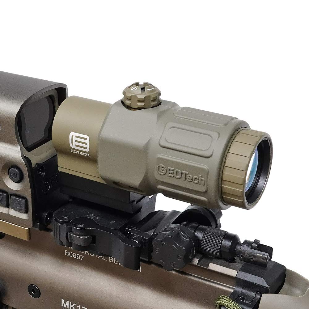 Evolution Gear Iotek G33 Magnifier Replica (FDE Matte Paint/MILSPEC Stamped) 3x Booster Magnifier