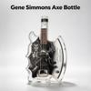 Decantor de whisky pentru chitară bas topor, Sticlă de sticlă cu semnătura lui Gene Simmons