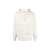 FW22 Solid Color Mesh Splicing Hooded Pullover Sweatshirt Men Sweatshirt White 13CMSS004A005086W-118