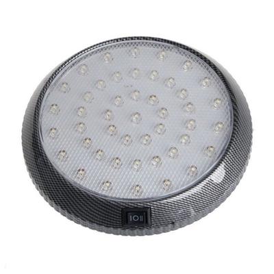 1pc Car Vehicle 12v 46 Led Interior Indoor Roof Ceiling Dome Light Car Top Lights 12v 46 Led Interior Ceiling Light White Round Lamp Night