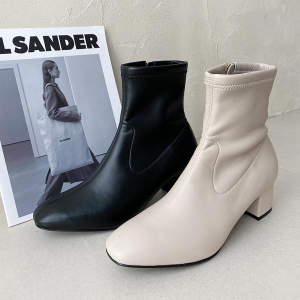 Odr Cozy Tread Ankle Boots_2Color 5Cm Odrd 24034