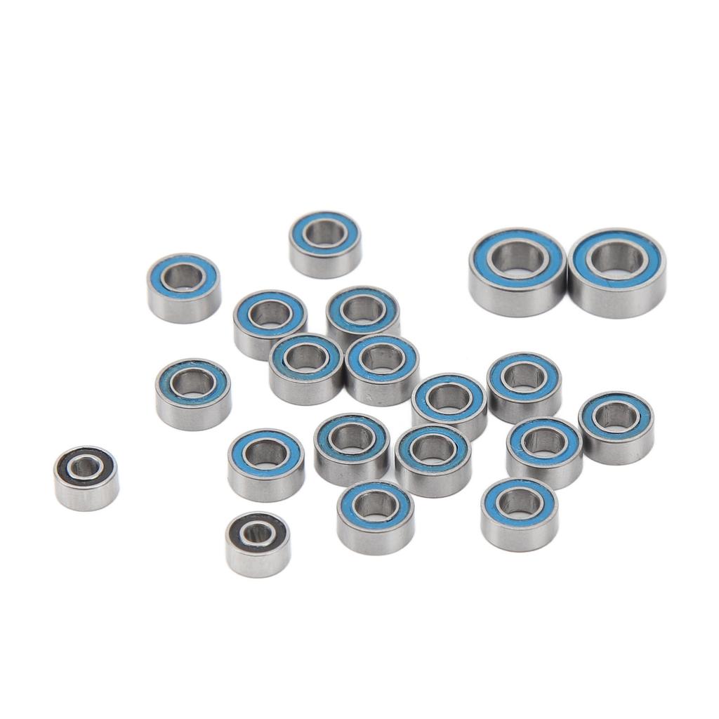 20 STÜCKE RC Kugellager Stahl RC Kugellager-Satz Radnabe Doppelt Gummi Gedichtetes Lager für AXIAL