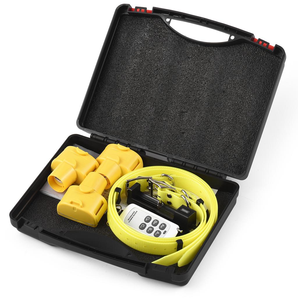 Dog Training Collar with Remote 3-Pack Beeper Chien 8-Sound Modes 1000m Control Dog Barking Stopper